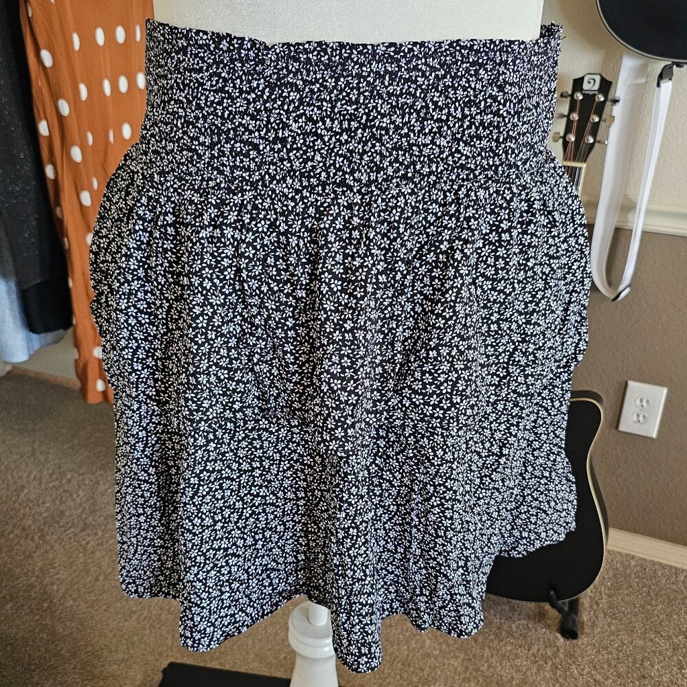 CCX Odette Tiered Floral Mini Skirt